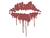 Sealed Graffiti | Kiss (Blood Red) image