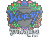 Sticker | Kursy (Embroidered) | Budapest 2025 image