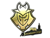 Sticker | G2 Esports (Gold) | Stockholm 2021 image