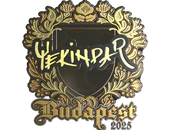 Sticker | YEKINDAR (Gold) | Budapest 2025 image