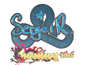 Sticker | Ax1Le (Glitter) | Shanghai 2024 image