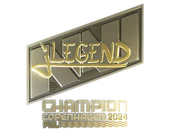 Sticker | jL (Gold, Champion) | Copenhagen 2024 image