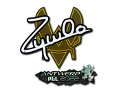 Sticker | ZywOo (Glitter) | Antwerp 2022 image