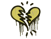 Sealed Graffiti | Broken Heart (Tracer Yellow) image