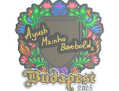 Sticker | mzinho (Embroidered) | Budapest 2025 image