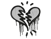Sealed Graffiti | Broken Heart (Shark White) image
