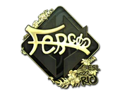 Sticker | fer (Gold) | Rio 2022 image