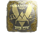 Sticker | FlameZ (Gold, Champion) | Austin 2025 image