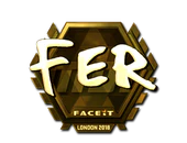 Sticker | fer (Gold) | London 2018 image