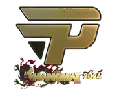 Sticker | paiN Gaming (Gold) | Shanghai 2024 image