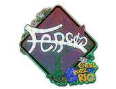 Sticker | fer (Glitter) | Rio 2022 image