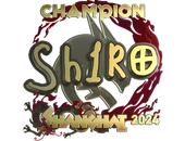 Sticker | sh1ro (Gold, Champion) | Shanghai 2024 image