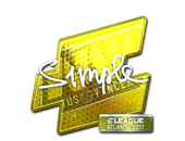 Sticker | s1mple (Foil) | Atlanta 2017 image