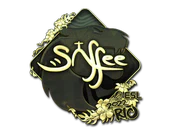 Sticker | saffee (Gold) | Rio 2022 image