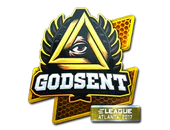 Sticker | GODSENT (Foil) | Atlanta 2017 image