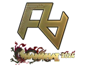 Sticker | Rare Atom (Gold) | Shanghai 2024 image