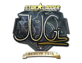 Sticker | JUGi (Gold) | Berlin 2019 image