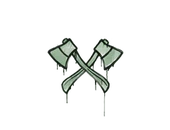 Sealed Graffiti | X-Axes (Cash Green) image