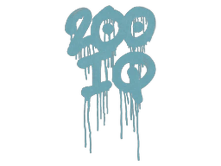 Sealed Graffiti | 200 IQ (Wire Blue) image