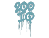 Sealed Graffiti | 200 IQ (Wire Blue) image