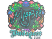 Sticker | MAJ3R (Embroidered) | Budapest 2025 image