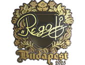 Sticker | regali (Gold) | Budapest 2025 image