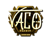 Sticker | TACO (Gold) | London 2018 image