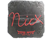 Sticker | nicx (Foil) | Austin 2025 image