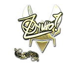 Sticker | ZywOo (Gold) | Paris 2023 image