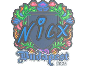 Sticker | nicx (Embroidered) | Budapest 2025 image