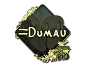 Sticker | dumau (Gold) | Rio 2022 image