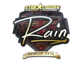 Sticker | rain (Gold) | Berlin 2019 image