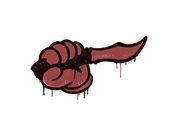 Sealed Graffiti | Backstab (Blood Red) image