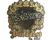 Sticker | kensizor (Gold) | Budapest 2025 image