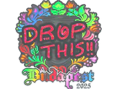 Sticker | drop (Holo) | Budapest 2025 image