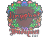Sticker | Jimpphat (Embroidered) | Budapest 2025 image