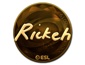 Sticker | Rickeh (Gold) | Katowice 2019 image