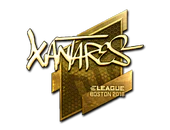 Sticker | XANTARES (Gold) | Boston 2018 image