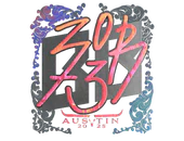 Sticker | zorte (Holo) | Austin 2025 image