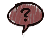 Sealed Graffiti | Question Mark (Brick Red) image