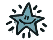 Sealed Graffiti | Shining Star (Wire Blue) image
