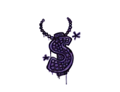 Sealed Graffiti | Bling (Monster Purple) image