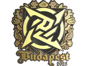 Sticker | Ninjas in Pyjamas (Gold) | Budapest 2025 image