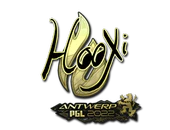 Sticker | HooXi (Gold) | Antwerp 2022 image