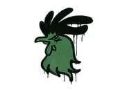 Sealed Graffiti | Cocky (Jungle Green) image