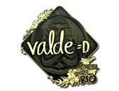 Sticker | v4lde (Gold) | Rio 2022 image