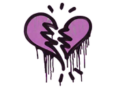 Sealed Graffiti | Broken Heart (Bazooka Pink) image