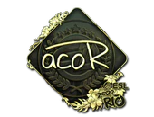 Sticker | acoR (Gold) | Rio 2022 image