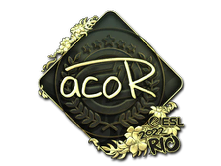 Sticker | acoR (Gold) | Rio 2022 image