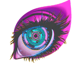 Sticker | Dystopian Gaze (Lenticular) image